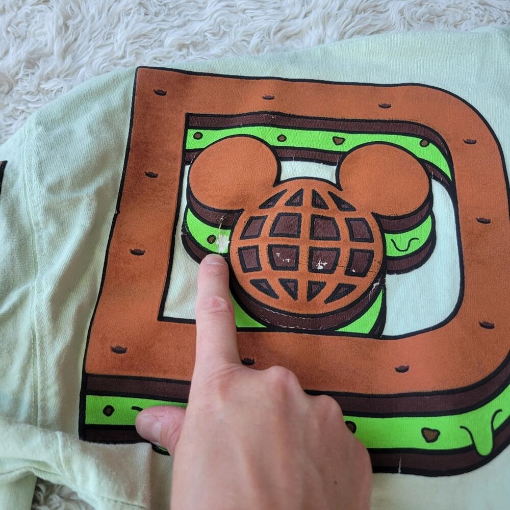 Disney WDW Chocolate Mint Mickey Ice Spirit Jersey XS - Picture 5 of 8